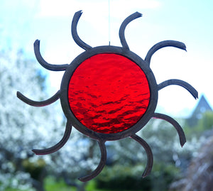 Stained glass object "Sun"