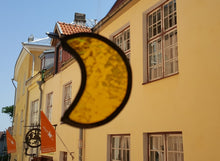 Load image into Gallery viewer, Stained glass decoration &quot;Moon&quot;
