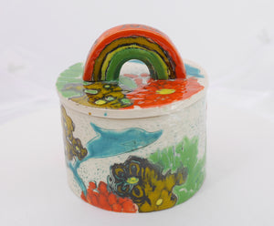 Jar with lid/ sugar bowl