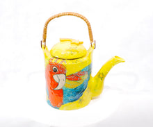Load image into Gallery viewer, Teapot with red parrots
